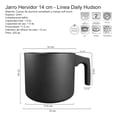 thumbnail image 3 of Pocillo Hervidor Jarro HUDSON Aluminio Antiadherente 14cm, 3 of 5