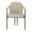 Espresso+Khaki, variant on Christopher Knight Home Modern Beige Upholstered Dining Chairs with Iron Frame and Gold Trim, Set of 2
