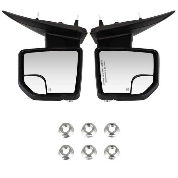 SCITOO Towing Mirrors Compatible with 2004-2006 Ford F150 A Pair tow mirror Power, Heated,Turn Signal