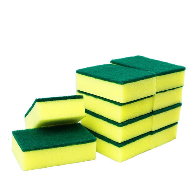 Premium Photo  Bright yellow sponges for washing dishes organic cleaning  concept minty freshness