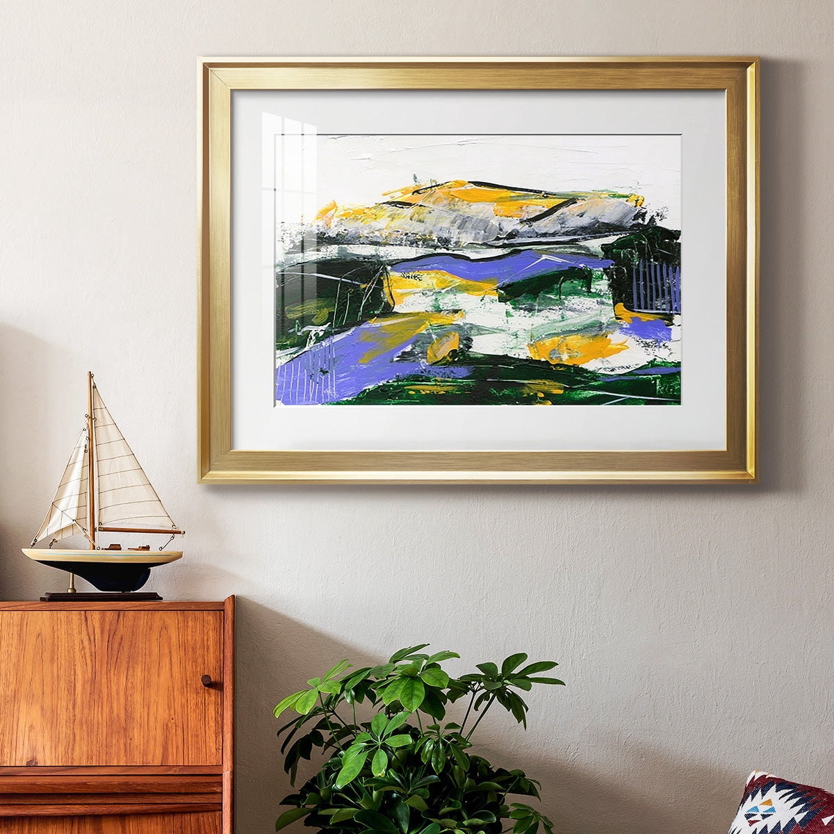 Silent Mountain I Premium Framed Print - Ready to Hang
