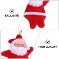 thumbnail image 2 of CATIEBYE Red Mini Santa Claus Pendants 24Pcs 1.97X1.77In, 2 of 8