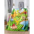 thumbnail image 1 of Mantas de franela con estampado 3D de dinosaurio para niños y adultos, ropa de cama cálida para viajes, mantas finas para camas, 1 of 4