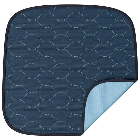 Waterproof Seat Protector 17.7 x 17.7 - Blue Absorbent Seat Covers - Protector Pads for Chairs & Sofa - Reusable Chair Pad Protectors - Incontinence Pads Washable for Kids, Pets, Adults, & Seniors