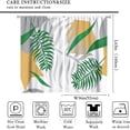 thumbnail image 2 of Boho Abstract Window Curtains Mid Century Rod Pocket Modern Leaves Curtain Drapes Geometric Curtains for Bedroom Living Room Treatment Set 2 Panels,72x63 Inches, 2 of 8