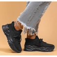 thumbnail image 6 of KAQ Sneakers for Women Work Tennis Shoes Fashion Soft Lightweight Mesh Breathable Non Slip Lace-UP Walking Shopping Shoes, 6 of 8