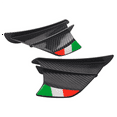 thumbnail image 2 of 4x Motorcycle Winglet Aerodynamic Wing Kit Spoiler Motorcycle Wind Flow Fixing Wing for S1000RR V4 -10R R1, Black, 2 of 7