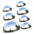 thumbnail image 1 of SOPOTUTU 7 Pcs Sphères Réfléchissantes en Acier Inoxydable pour Jardin pour Pelouse et Patio Résistantes aux Intempéries, 1 of 8