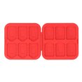 thumbnail image 1 of Game Card Holder, 12 in 1 Lightweight PC Shell Silicon Slots Large Capacity Protective Game Card Case  for SDHC Red, 1 of 7