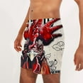 thumbnail image 5 of Mens Summer Beach Shorts Novelty Print Casual Loose Shorts on Clearance Multicolor,XL, 5 of 6