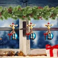 thumbnail image 4 of Decoración navideña moderna para el hogar, colgante navideño con patrón de jirafa de dibujos animados, árbol de Navidad colgante para coche, festivo, año nuevo, 4 of 5