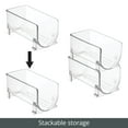 mDesign Plastic Free-Standing Wine Set Rack Storage Organizer - 2 Pack ...