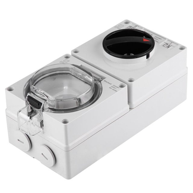 Toma de pared impermeable NikouMX adaptador de enchufe IP66