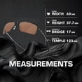 thumbnail image 5 of Oakley OO4075 Square Wire Rectangle Shaped Polarized Sunglasses for Men - Includes Official Eyewear Kit - Tungsten Frame with Prizm Tungsten Lens, 5 of 7