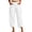 White Wide Leg Pants, variant on Miluxas Women's Lightweight Wide Leg Pants Elastic High Waist Cropped Harem Trousers with Pockets Summer Fashion Outfits White