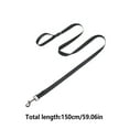 thumbnail image 2 of 5/6 FT Durable Odor Proof Dog Leash - Strong Metal Hooks Fits Small Medium Large Dogs for Walking Training (Black) - Black, 2 of 2