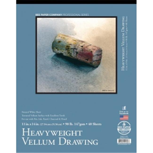 Bee Paper Heavyweight Vellum Drawing Pad 11" x 14"