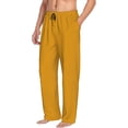 thumbnail image 2 of Xecao Goldenrod Men's Straight Lounge Pajama Pants: The Ultimate in Comfortable Sleepwear, 2 of 9