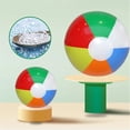 thumbnail image 3 of Summer Outdoor Swimming Pool Beach Inflatable Ball Toys Fun Sports Props Beach Pool Volleyball Game Parent-child Interaction 26CM, 3 of 6