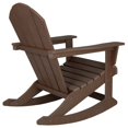 thumbnail image 4 of Chaise à Bascule Extérieure en Plastique HDPE Brun Foncé, 4 of 6