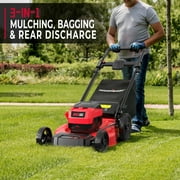 PowerSmart 80V 21 Cordless Lawn Mower, 3-in-1 Brushless Electric Lawn Mower with 6.0Ah Battery and Charger
