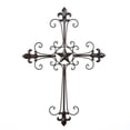 thumbnail image 1 of Home Locomotion 10014576 Croix Murale Fleur de Lis en Fer Forgé, 1 of 2