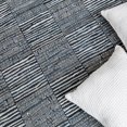 thumbnail image 2 of Fabstyles Checkerboard Denim Leather Handmade Area Rag Rug for Living Room, Hallway, Patio, 2 of 6