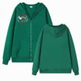 thumbnail image 4 of Towmus Cute Casual Print Zip Up Hoodie Girls Clothes Women Cotton Jacket with Pockets Aesthetic Sweatshirt, 4 of 4