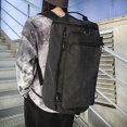 thumbnail image 1 of Bolsa Mochila de lona para exteriores de montañismo de gran capacidad para senderismo (negro) Ehuebsd Para Estrenar, 1 of 8
