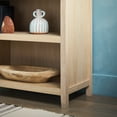 thumbnail image 2 of Walker Edison Modern 5 Shelf Open Arched Bookshelf, Coastal Oak, 2 of 17