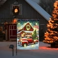 thumbnail image 2 of FLAGWIX Red Truck Christmas Barn Farm American Solar LED Garden Flag (11.5" x 17.5") MLN4449SF - USA Flags Decor Indoor Outdoor, 2 of 5
