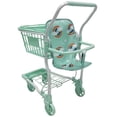 thumbnail image 3 of Roma Prams Shopping Trolley, Rupert Collection,Doll Accessory Push Cart, Rainbow & Mint Them, Ages 3+, Mint Green, 3 of 16