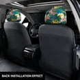 thumbnail image 3 of Kdxio Hawaiian Style Pattern Print 2 Piece Car Head Rest Covers Set Auto Front/Rear Seats Headrest Cover Universal Fit Most Cars,Sedan, SUV, 3 of 9