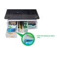 thumbnail image 6 of Mind Reader 3 Drawers Metal Mesh PC, Laptop, IMAC Monitor Stand and Desk Organizer, White, 6 of 7