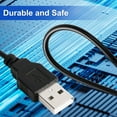 thumbnail image 5 of Black USB Replacement Charger Cable, Fast Charging Cord DC 2.0mm for Nokia, 5 of 7