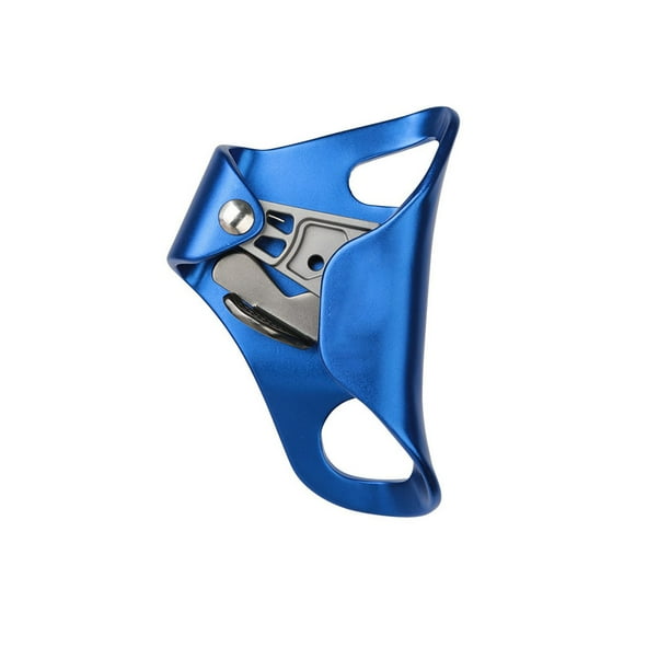 Soidarity Ascensor de cuerda de escalada, herramientas profesionales de fijación para deportes al aire libre, dispositivo de elevación, Escalada Azul
