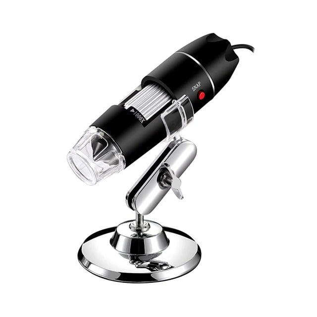 Riwcyla 1000X Microscope Numérique Filaire Portable à Main Microscope avec Interfaces USB+ USB 8 Types, Adaptateur C, Parfait pour une Utilisation Quotidienne, les Activités de Plein Air, les Voyages et les occasions Décontractées