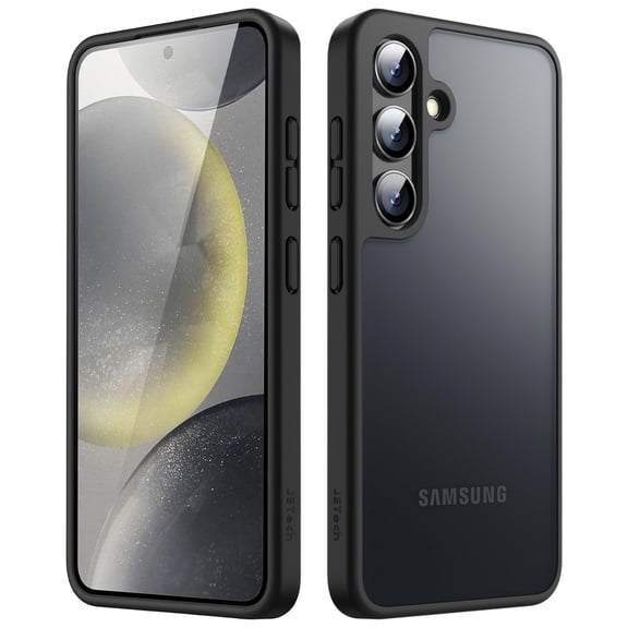 JETech Matte Case for Samsung Galaxy S24 5G, Frosted Translucent Back Protective Slim Phone Cover, Anti-Fingerprints (Black)
