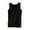 Black, variant on Women's Loose Fit Camisole Top Casual Comfortable Stretchable Layering Tank With Ruffle Design for Home Sleepwear Extra Long Tops for Layering Ladies