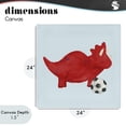 thumbnail image 4 of Stupell Industries Contemporary Baby Dino with Ball Canvas Art, 24 x 24, by Lucille Price, 4 of 8