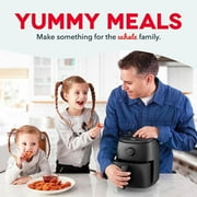 Dash Tasti-Crisp Air Fryer, 2.6 qt, Black - Auto Shut off, Non-Stick Fry Basket