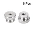 thumbnail image 2 of Unique Bargains Knurled Thumb Nuts, M3 Round Knobs with  304 Stainless Steel, 6Pcs, 2 of 4