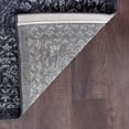 thumbnail image 7 of Transitional 2x3 Area Rug (2' x 3') Brocade Gray, Charcoal Indoor Scatter Easy to Clean, 7 of 7