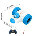 thumbnail image 2 of Rolling And Rotating Remote Control Car With Double Sided Drive High Speed Wireless Stunt Vehicle Led Lights And Sound Effects For Family Play Climbing And Drifting, 2 of 7