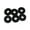 MultiColor, variant on 0.25 in. Flat Faucet Bibb Washer - Pack of 6
