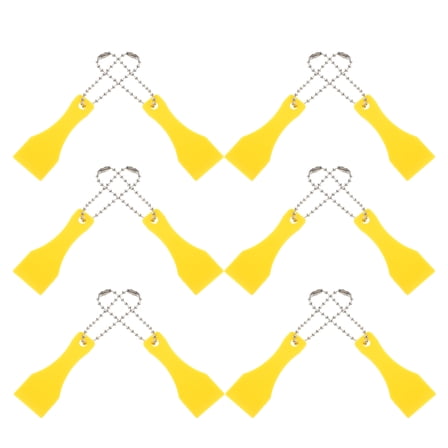 Pixnor 12Pcs Plastic Lottery Ticket Scratcher  Lottery Ticket Scrapers Tools Plastic Scraper Tool