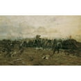 thumbnail image 2 of August von Pettenkofen 18x13 Black Ornate Wood Framed Double Matted Museum Art Print Titled - After the Battle (1850-1860), 2 of 5