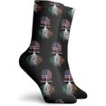 thumbnail image 2 of SEVEBJ I Love My Doberman Performance Running Socks Comfort Sox Light Bobbysocks Sox American Irish Tree, 2 of 2