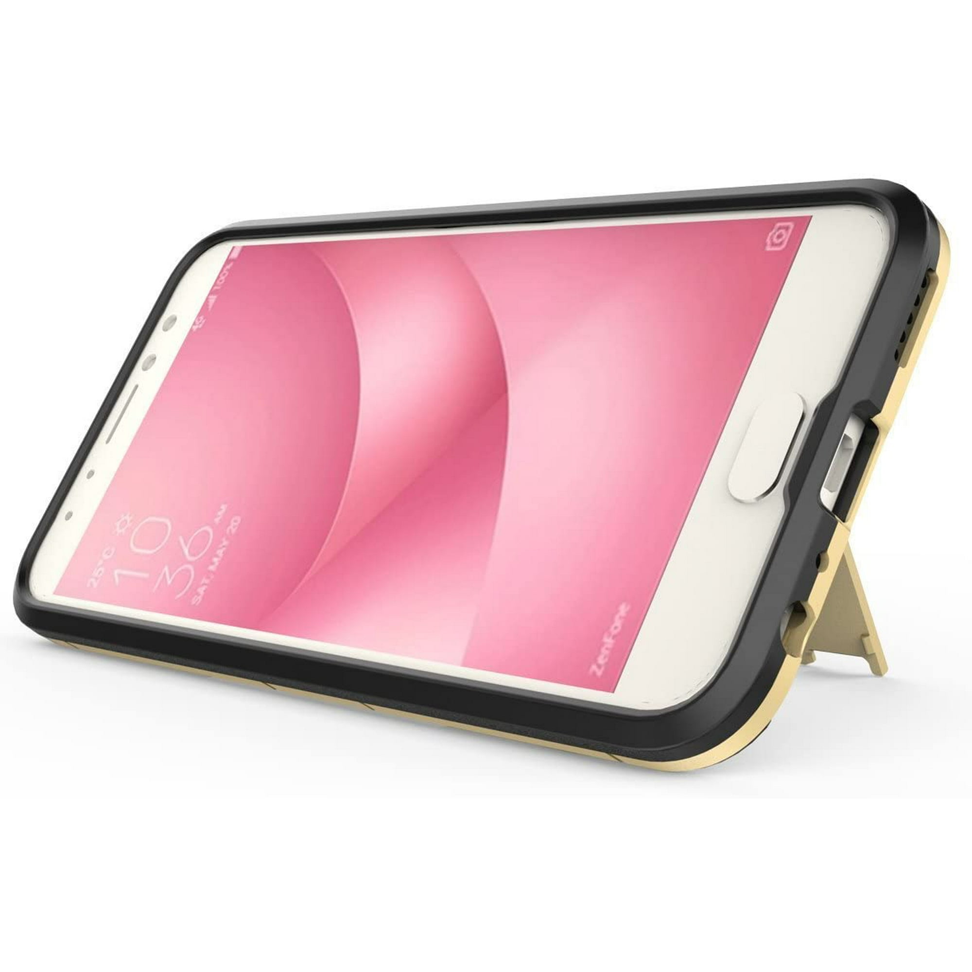 Shockproof With Kickstand Feature Case For Asus Zenfone 4 Selfie Pro Zd552kl 5 5 Inch Hybrid Dual Layer Armor Walmart Canada