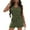 Green, variant on XBASW Womens Romper Short Button up Bodycon Shorts Short Sleeve One Piece Short Solid Color Jumpsuit Short S-XXL
